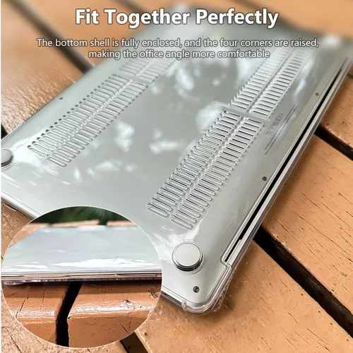 Imagen 2 del producto Funda para Laptop MacBook Pro 13 14 16, Modelo 2020 M1 A2338, M2 Air 13.6 con Touch ID, 2026 M5, 2025 M4, Carcasa para Macbook Air 15