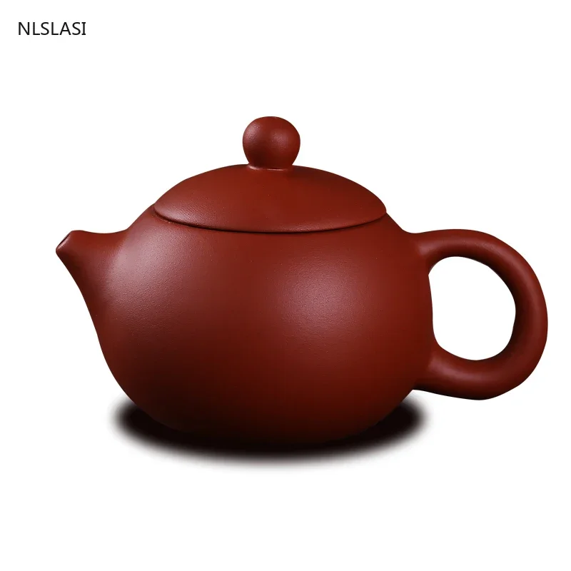 Yixing Tea Pot Purple Clay Xishi Filter Teapot Beauty Kettle Raw Ore Handmade Teaware Drinkware Tea Ceremony Supplies 140ml