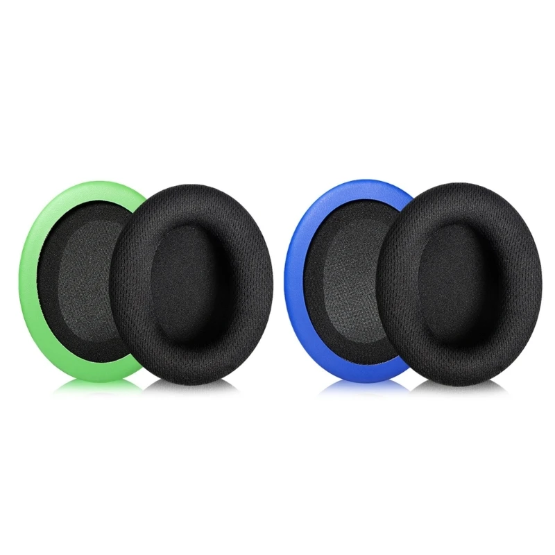 Replacement Breathable Fabric Cloth Ear Pads Cushion for Sennheiser HD 4.50 HD4.50 BTNC Headphones EarPads Mesh Sleeves Cover