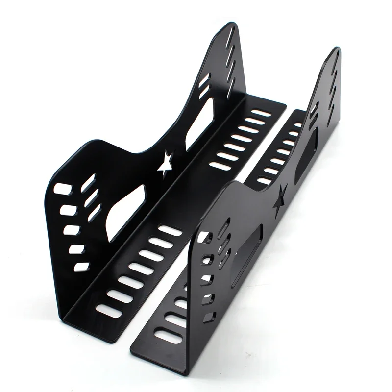 2pcs Vehicle black Bucket Seat Side Mounts Brackets Modification Universal Car Styling Seat Mounts Brackets New Arrivals