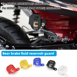 Rear brake fluid reservoir guard accessories For Honda DAX125 ST125 monkey 125 2018 2019 2020 2021 2022 2023 2024