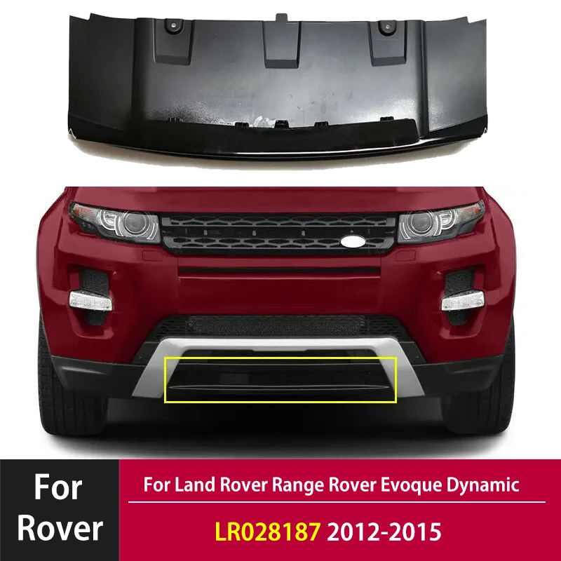 Front Bumper Tow Hook Cover Lip LR028187 for Land Rover Range Rover Evoque Dynamic 2012-2015 Lower Protector Trailer Cover Kit