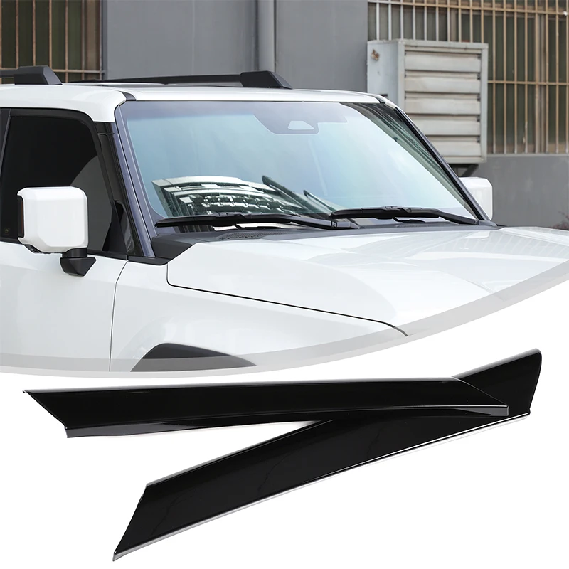 

For Toyota Prado LC250 2024 2025+ Car Front Windshield A-pillar Decorative Panel ABS Black Car Modification Accessories