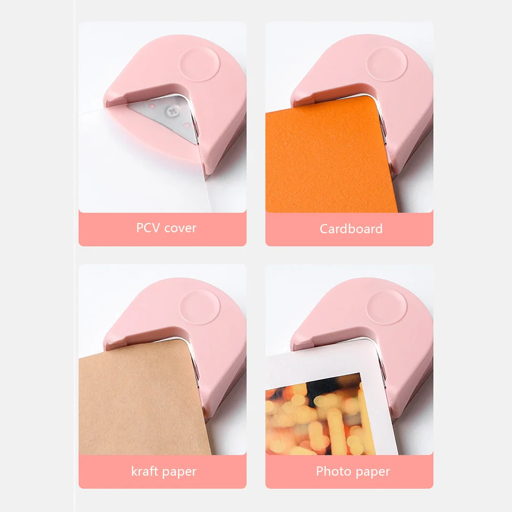 1Pc R4 Corner Rounder Paper Cutter Paper Corner Edge Cutting Circle Shape Trimmer Papers Photos Card Circles Corner Cutter