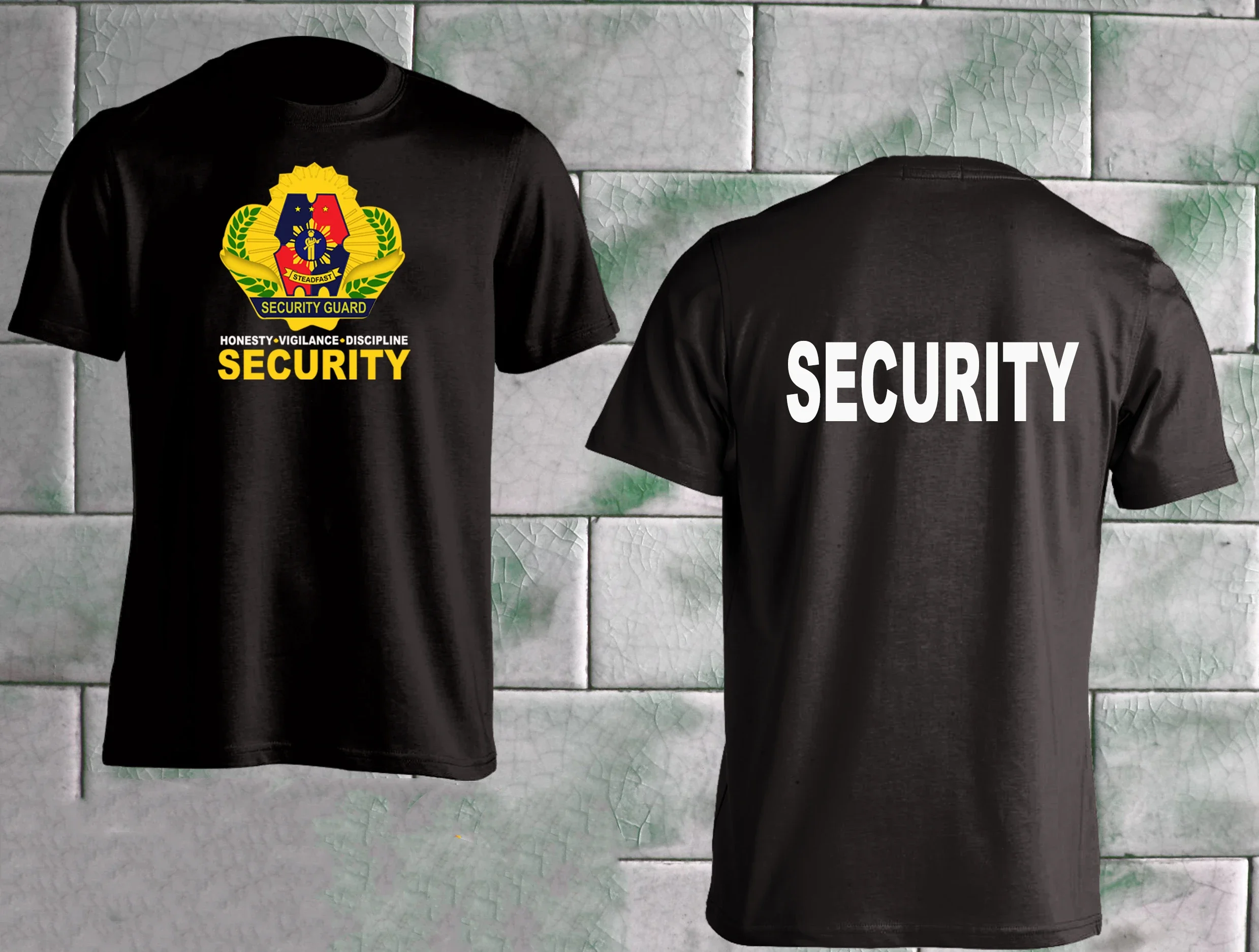 

TYPE B SECURITY GUARD T-SHIRT Over Size Tshirt For Men Men's 100% Cotton Casual T-shirts Loose Top Size S-3XL