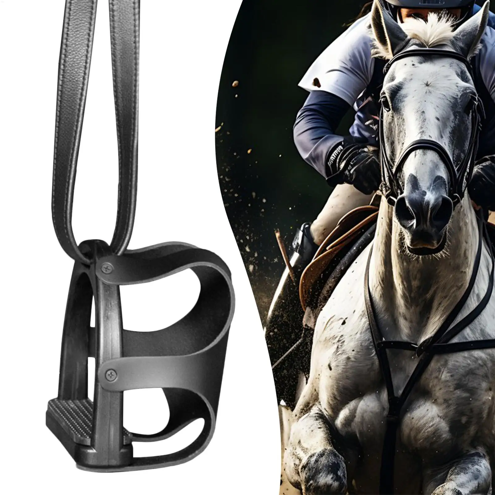 ركاب سلامة الفروسية المضادة للانزلاق معدات الفروسية معدات ركوب الخيل للأطفال الرجال النساء الشباب ممارسة التدريب الرياضي #2