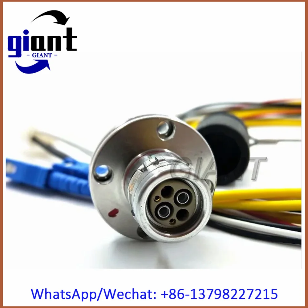 3K 93C (FXW) 3KGP Fixed Plug To LC/SC/FC/STUPC 30CM HDTV Photoelectric Camera Cable Tactical Fiber Optic Socket Connector