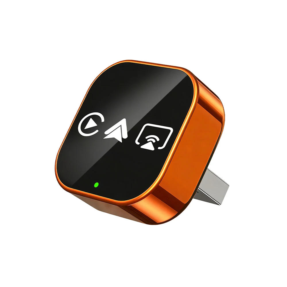 2026 4-in-1 Nieuwe Upgrade Carplay Adapter Draadloze Android Auto Mirror Link Smart Mini AI Box USB Plug and Play Auto Connect WiFi - afbeelding 2