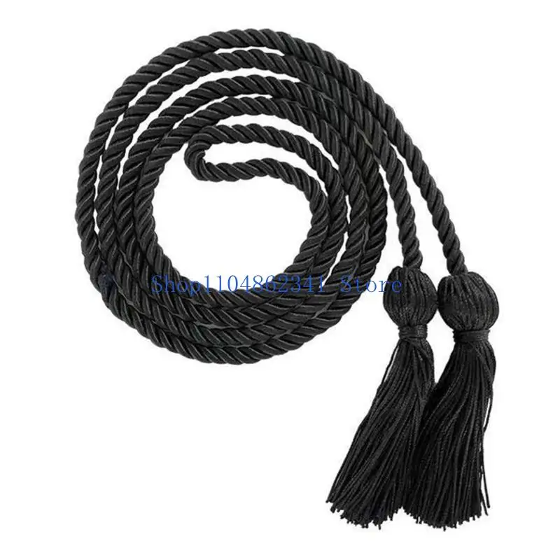 긴 술이있는 5asd 졸업 명예 코드 졸업 사진 파티를위한 졸업 코드 로프 벨트 졸업 술