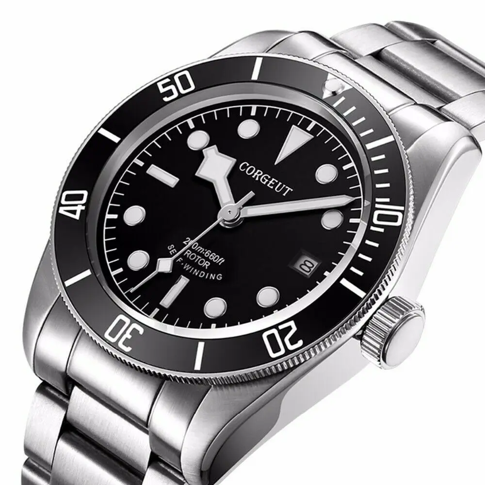 Custom Logo Luxury Men NH35/miyota Automatic Mechanical Watch Military Luminous Dive Relogio Sapphire Mechanical Wrist Watches