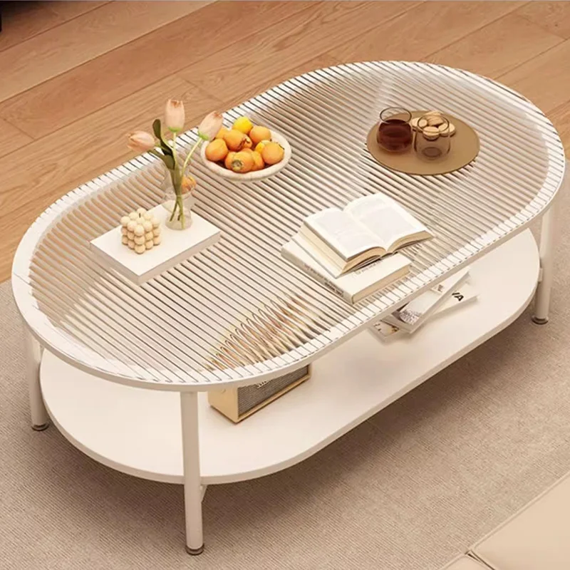 m Minimalist Cafe Table Simplicity Modern Iron Art Design Coffee Table Double Layer Storage Cafe Furniture m