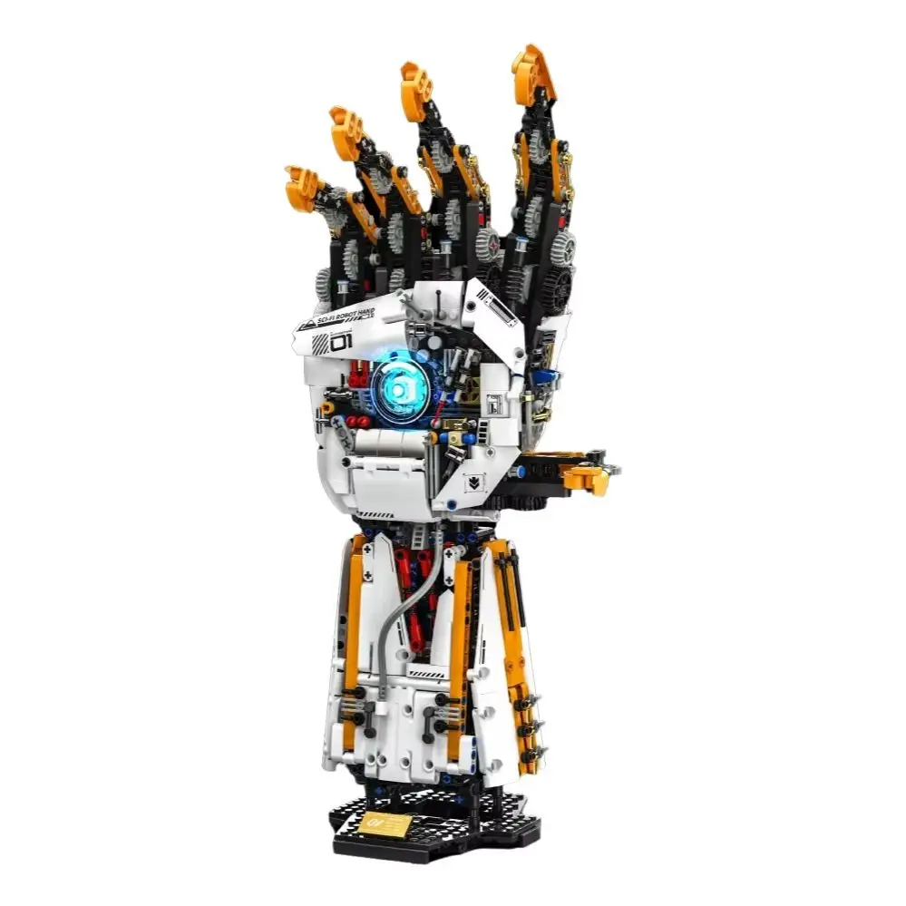 1628pcs Building Blocks MOC H1001 Mechanical Arm Model with Manual & Remote Control Motor Included App & Mobile Phone Control