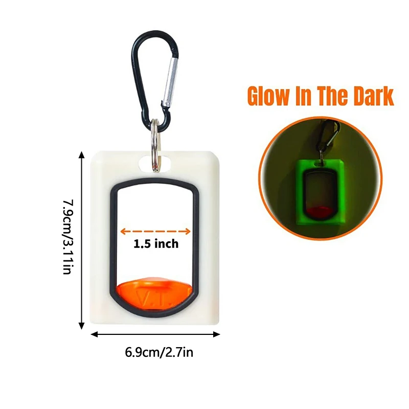 Square Cable Tie Organizer Fluorescent Portable Storage Cable Tie Holder Stable Fluorescent Organizer