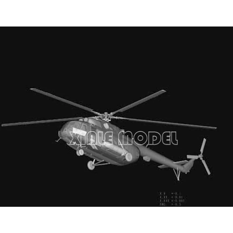 Trumpeter Plastic Assembled Aircraft Model Kit 87208 Mi-8MT/Mi-17 Hip-H 1/72