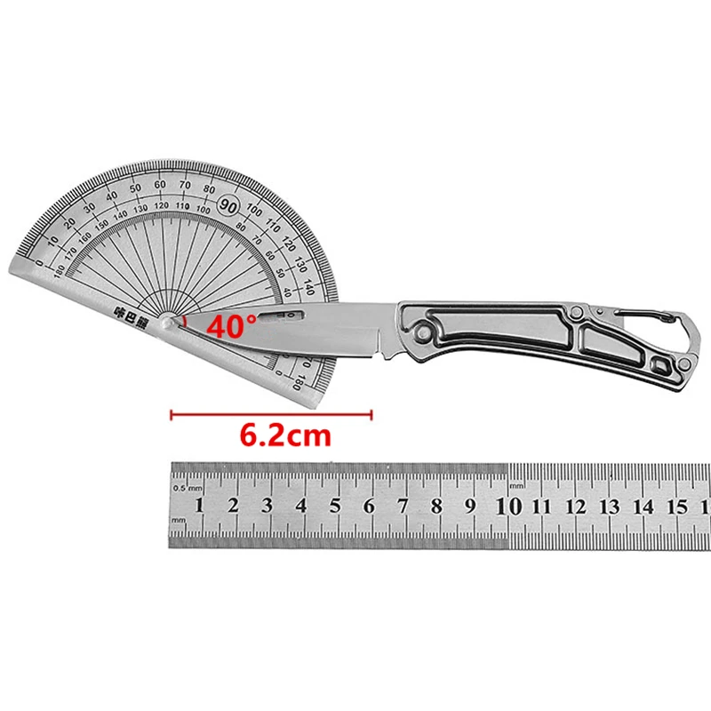 Portable Stainless Steel Shape Knife Camping Outdoor Survival Supplies Tools Foldable Pocket Knife Mini Knife Drop Shipping