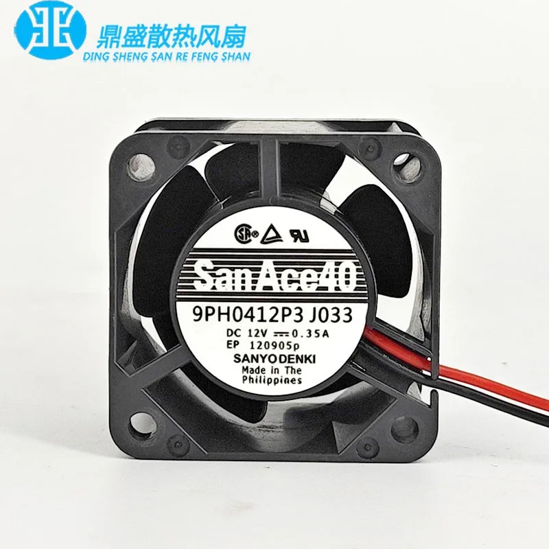 1pcs * 9PH0412P3J033 ORIGINAL NEW COOLING FAN 12V 0.35A 4028 40*40*28mm RADIATOR