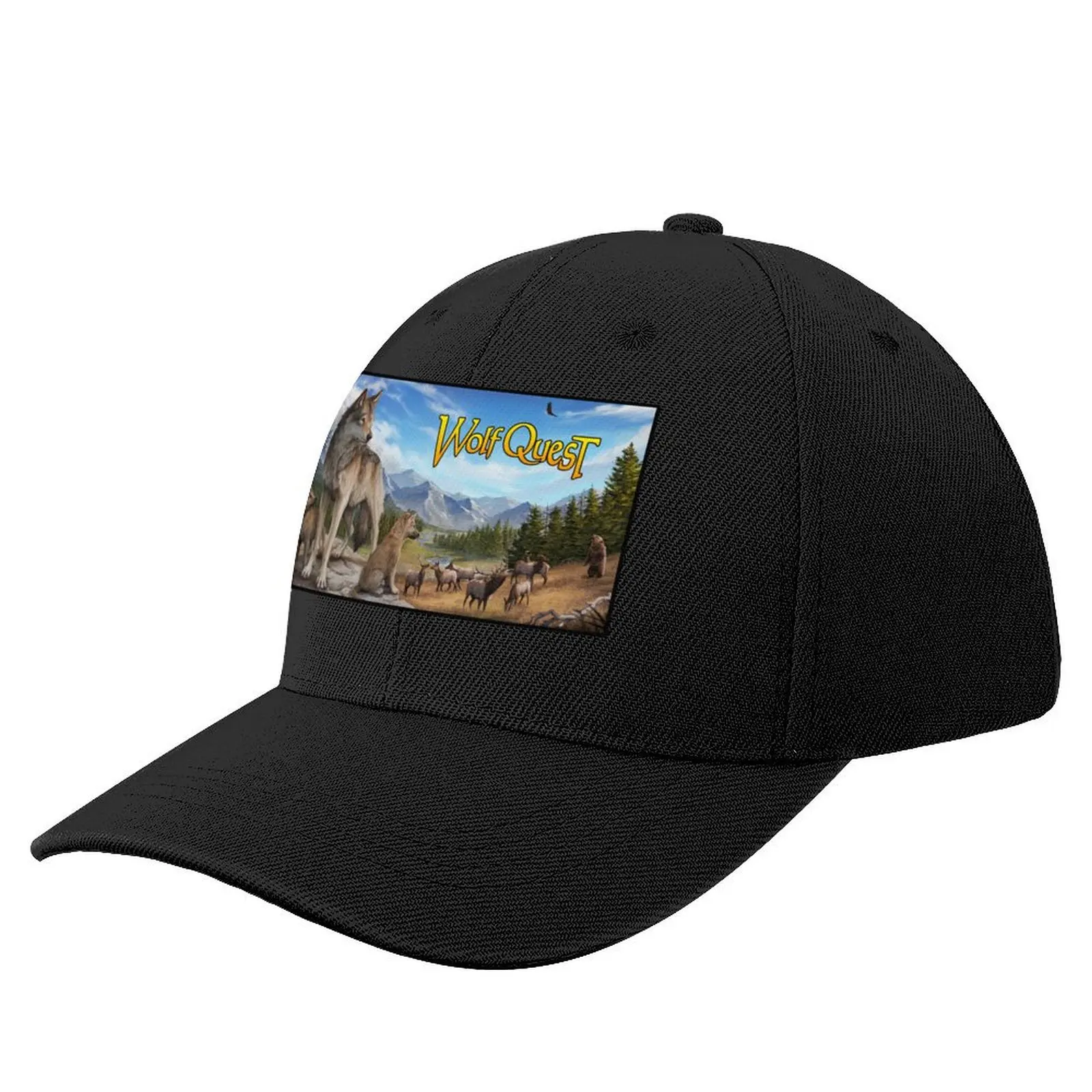 WolfQuest Pastoral Baseball Cap birthday Luxury Cap New Hat Golf Cap Caps Male Women's