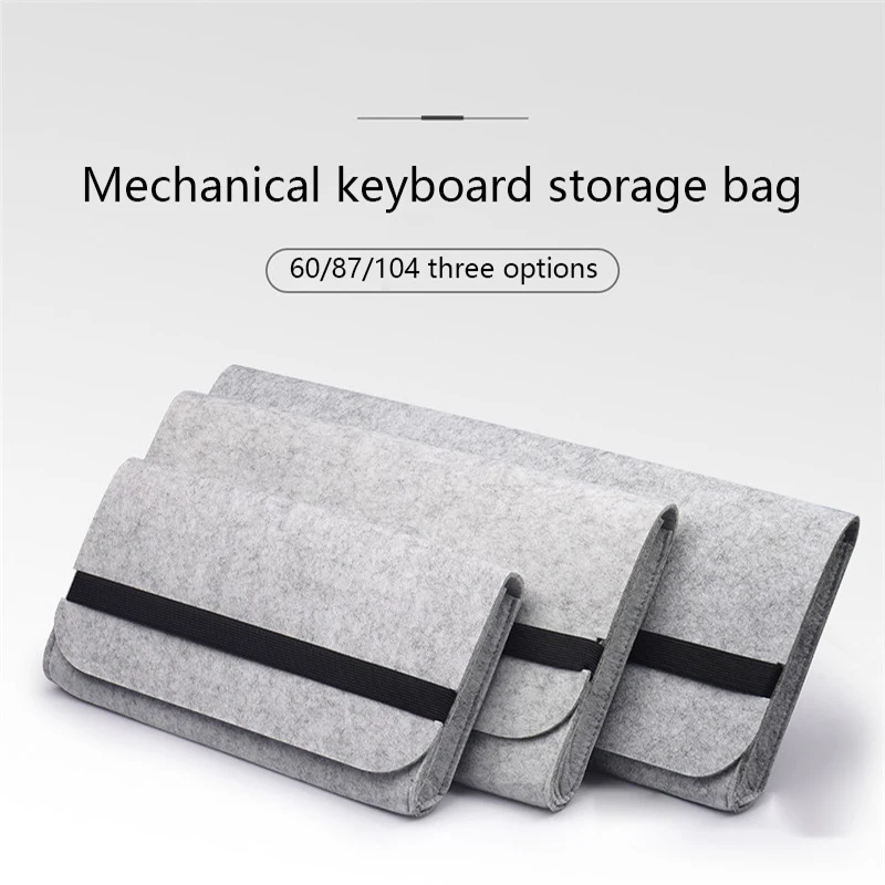 Mechanical Keyboard Carrying Bag Case Portable Storage Cover Dust-proof Bag Anti Shock For 60 64 68 87 Keys GK61 SK61 SK64 GH60