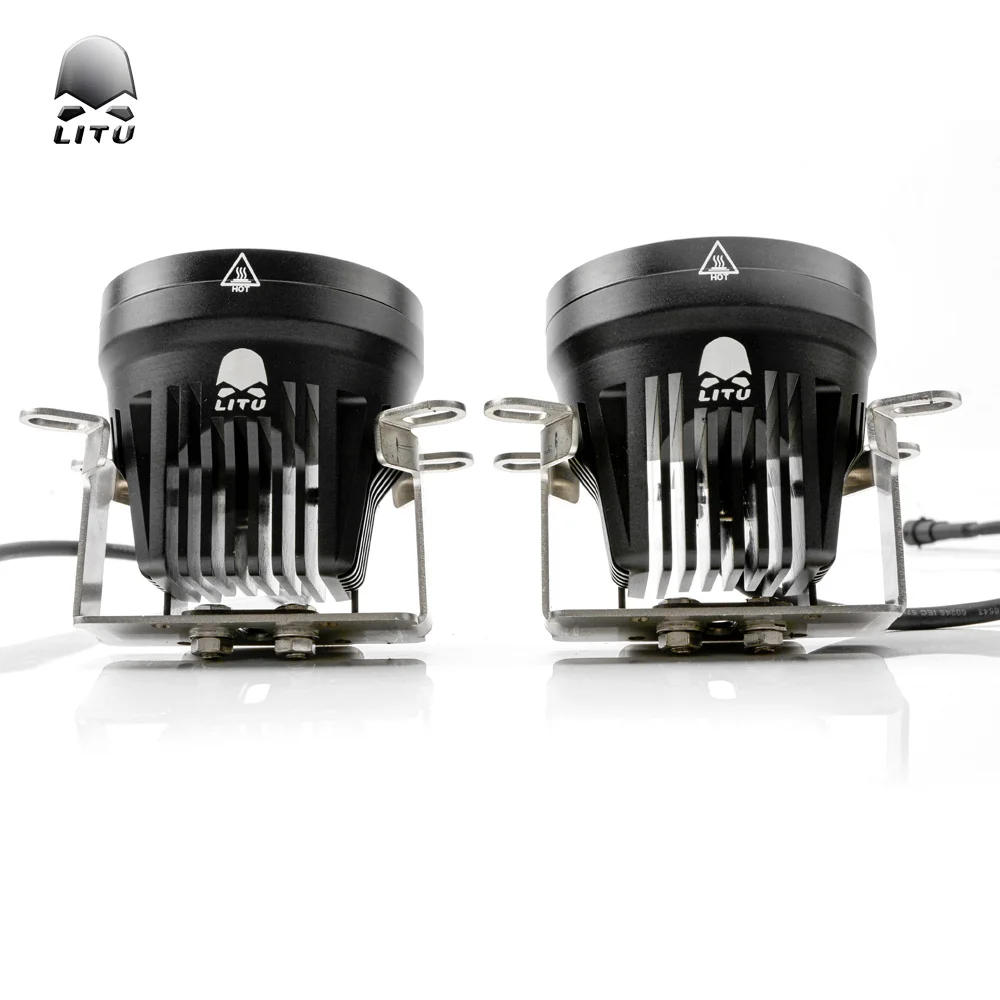 Led Fog Flood Light Assist Driving Lamp 3 Inch 46w Led Motorcycle Lights Yellow IP 68 Led Fog Lamp for 2016-2019 Tacoma - Image 5