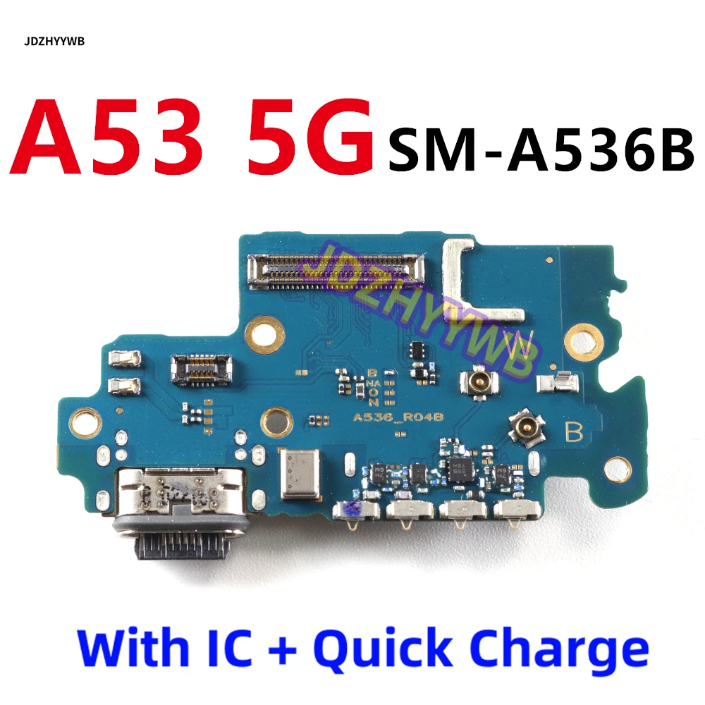 

For Samsung A53 5G A536 A536B A536U A536E USB Charging Port Mic Microphone Dock Connector Board Flex Cable Repair Parts