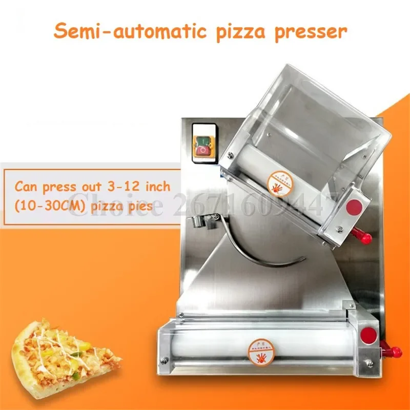 Electric Stainless Croissant Pizza Dough Roller Sheeter 3-18 Inch Pressing Machine Automatic Pizza Dough Sheeter Pizza Machine