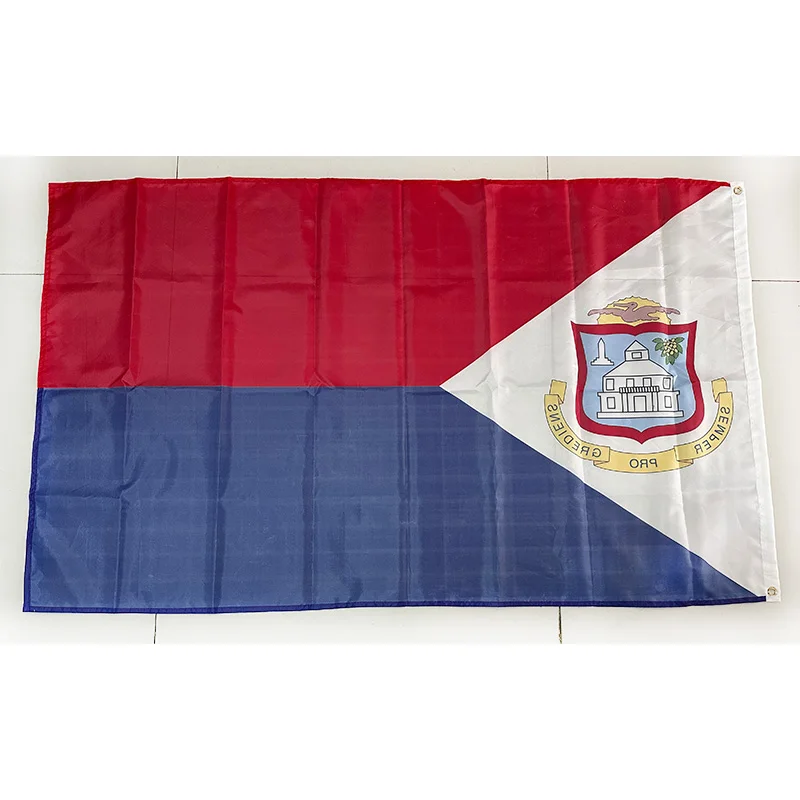 Flag of Sint Maarten Netherlands 60x90cm 90x150cm Decoration Banner for Home and Garden