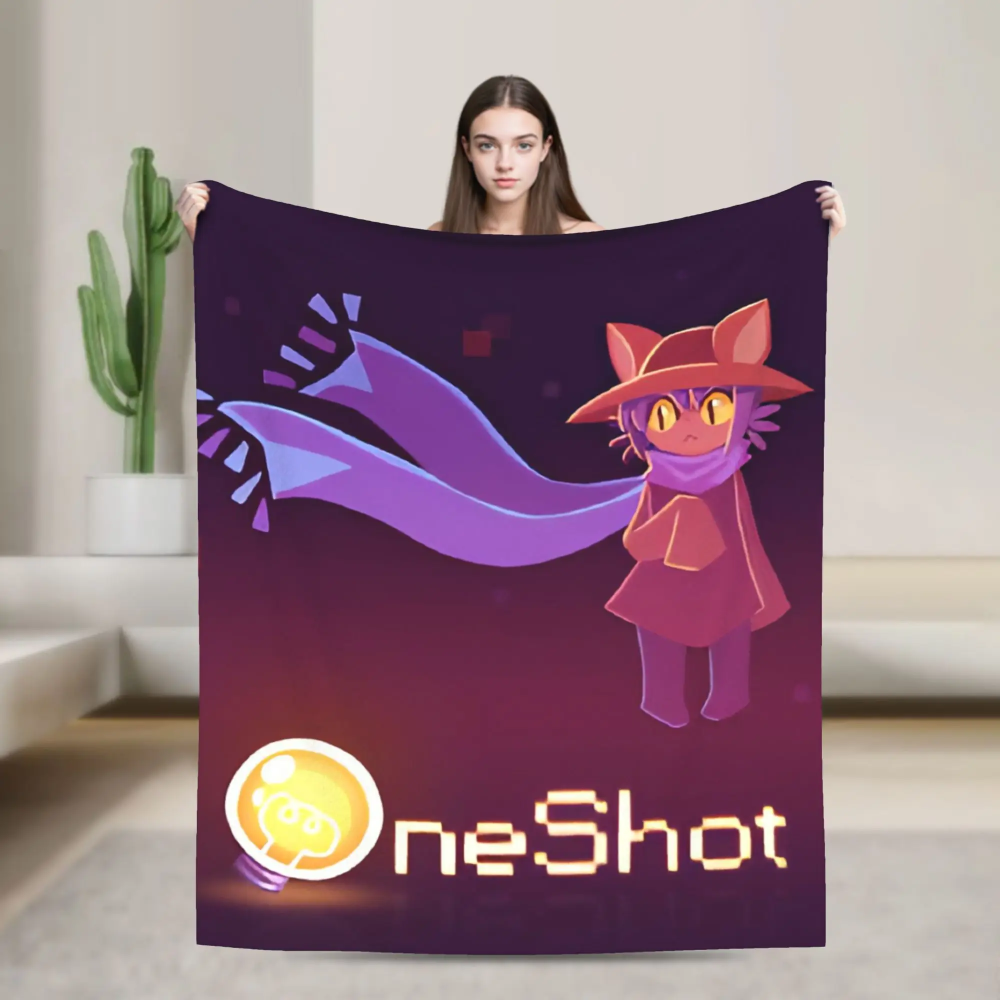 OneShots Niko Blanket Super Soft Cozy  Throw Blankets for Bed 50x60 Inch Multiple Sizes Quilt