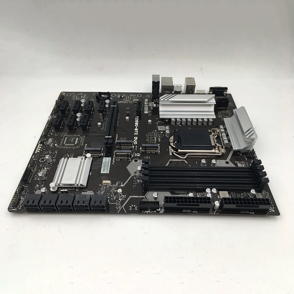 TZ590-BTC DUO For Biostar Motherboard Z590 LGA1200 6Gb/s Support 10th/11th CPU Micro ATX DDR4 PCIe 3.0 128GB