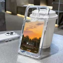 Landscape Phone Case For Samsung S24 Ultra Funda Galaxy A55 5G S23 S22 S21 S20 FE S10 Plus A54 A53 A52s A15 Silicone Soft Covers