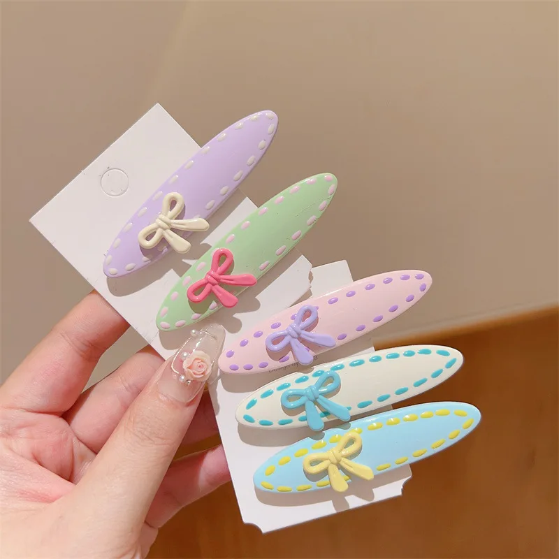 

2025 Trendy Bow Hair Clip for Women Polka Dot Side Hairpin Elegant Stylish Hair Accessories Girls Accessories Hair Stick