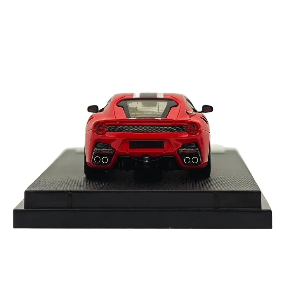 Stance Hunters SH 1/64 F12 TDF Otwierana maska Czerwony kwiat ciągnący Odlewane modele Samochodowe Miniaturowe Limitowana Kolekcja Zabawki Modele Pojazdów