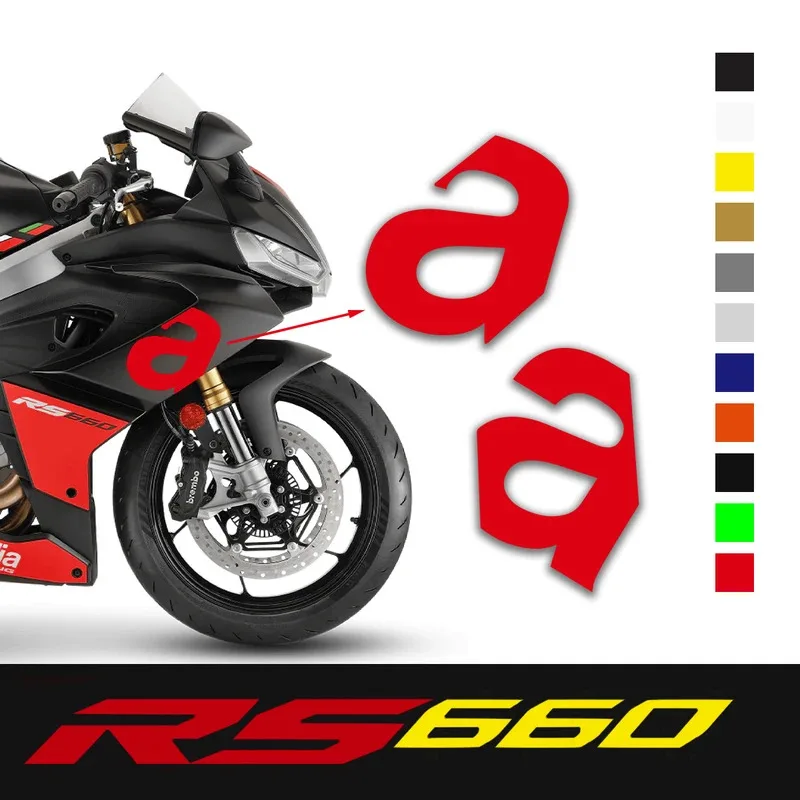 

Motorcycle Shell Fairing Sticker Decal OEM Replica Left and Right Large Pack of Stickers For Aprilia RS660 RS 660 RS660 20-24