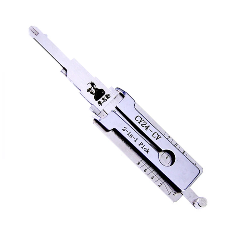 Original Guaranteed Lishi 2 in 1 CY24 DWO4R MAZDA2014 NSN14R HON70 HON58R ISU5 DAT12R Stainless Car Door Opening Lockpick Tool