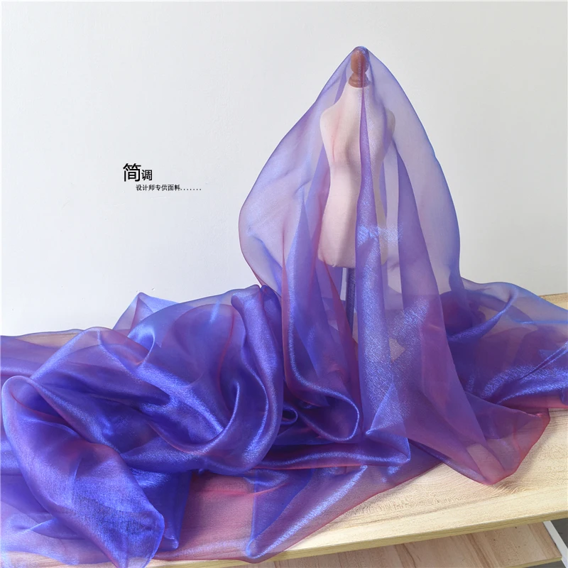 Texture Modification Mesh Fabric Reconstruction Sheer Material Transparent Illusion Design Apparel Wedding Decoration Veil Cloth