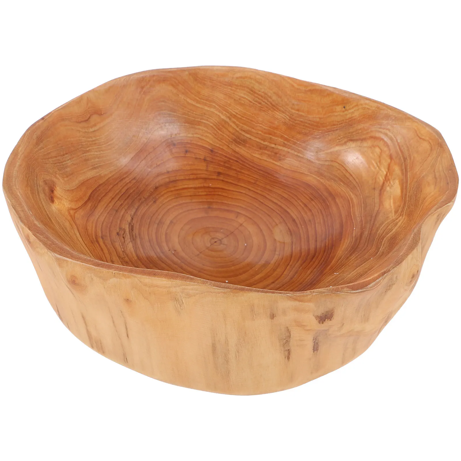 

Solid Wood Multi-grid Fruit Plate 16-20cm Diameter Premium Material Living Room Tray Candy Dish Dessert Serving Wood for Decor