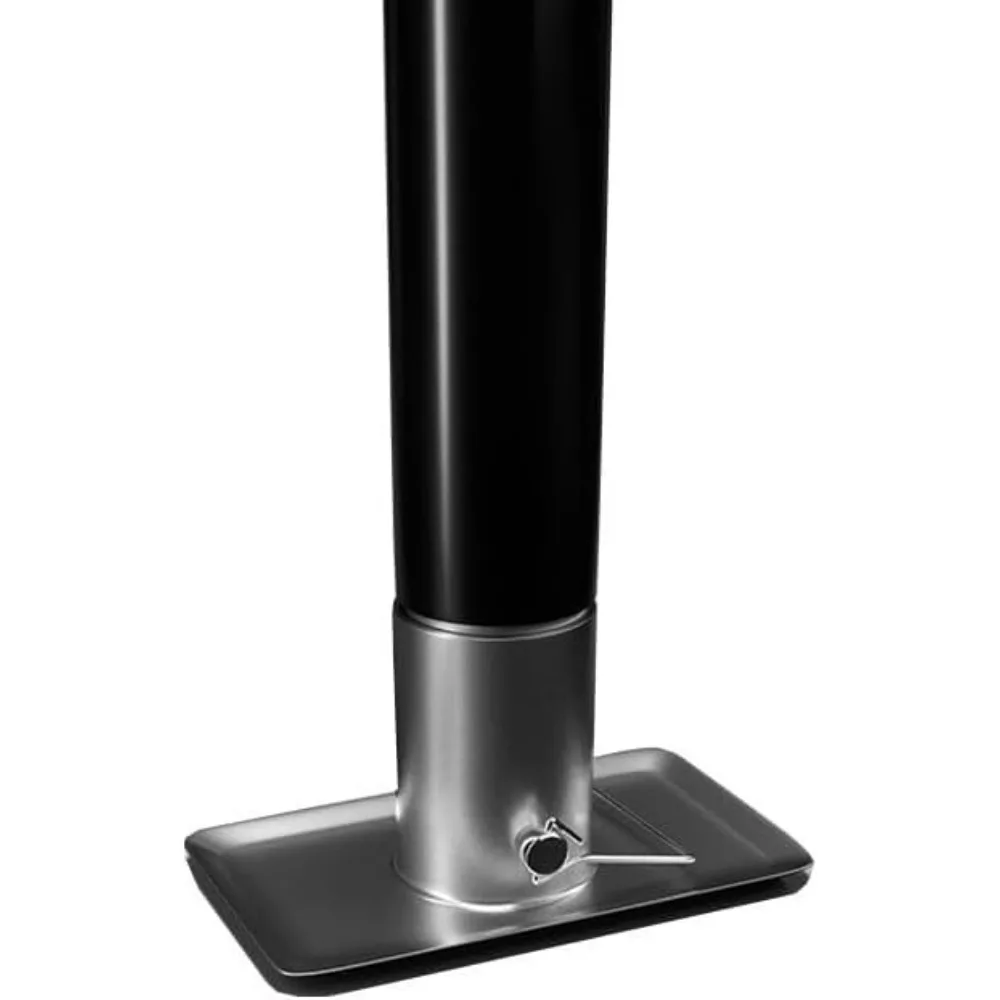 Manual 5000 lb Capacity Crank A-Frame Trailer Jack with Rectangular Footpad for RVs and Campers