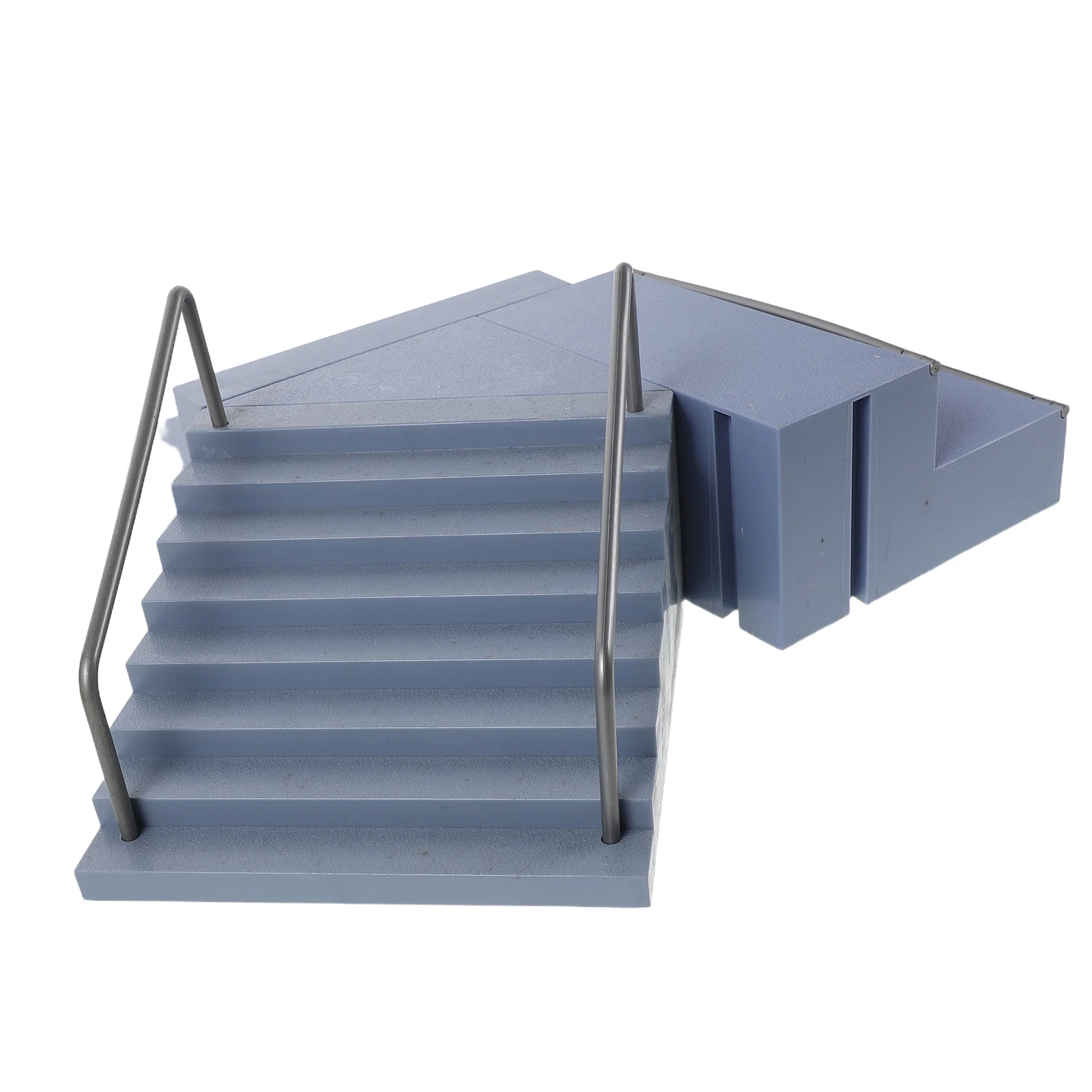 1 مجموعة إصبع لوح التزلج بارك منحدر صغير البلاستيك سكيت منحدر عقبة مجموعة المحمولة فنجر الرياضة العرض للأطفال الأصابع #3