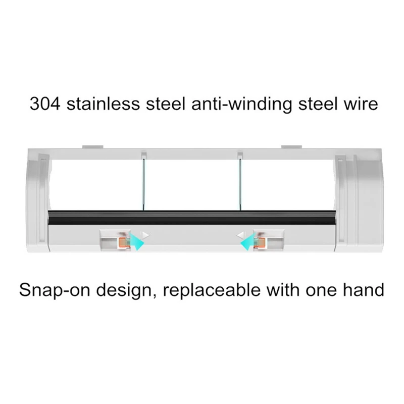 Xiaomi Miロボット掃除機用の交換用ブラシカバー,Mjstg1ロボット掃除機用のスペアパーツ