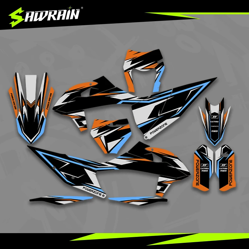 

Наборы наклеек с графикой мотоцикла Sawrain, наборы наклеек для KTM EXC XCW SXF 19-22SXF 20-23EXC 001