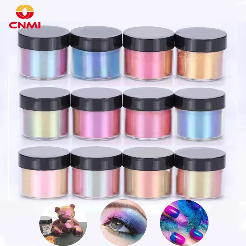 Color Shift Chameleon Pigment for Eyeshadow Face Makeup Nail Manicure Resin DIY Decoration Car Automotive Paint Dye 10-200mesh