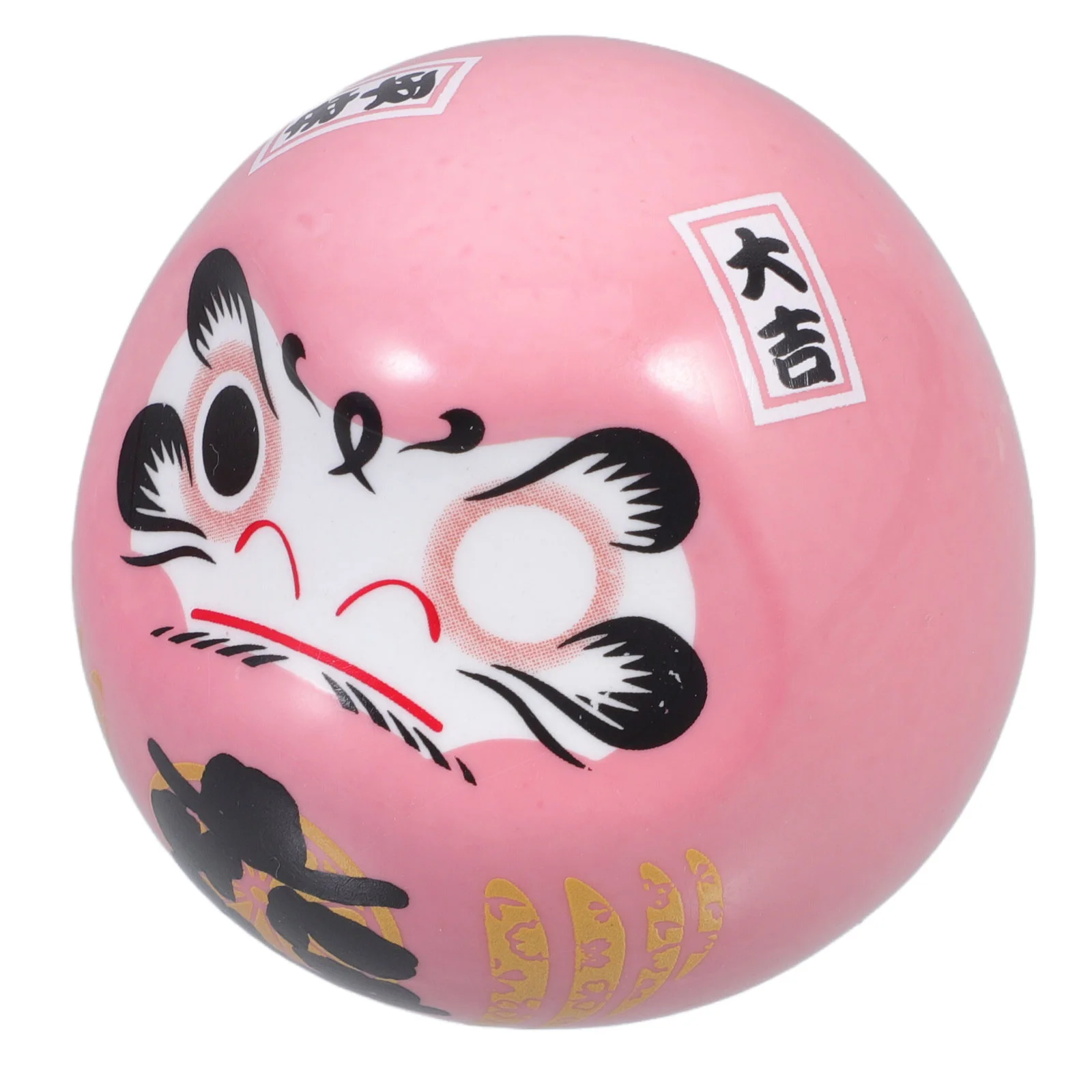 Adornos Decoraciones de buena suerte Muñecas samuráis de porcelana Daruma japonesa que figuras de Gabbles Dharma Sushi de cerámica