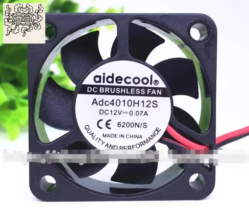 

Ltsf For AIDECOOL Adc4010H12S DC 12V 0.07A 40x40x10mm 2-Wire Server Cooling Fan