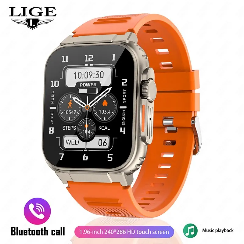 Men's Bluetooth Calling Smart Watch with Large Battery