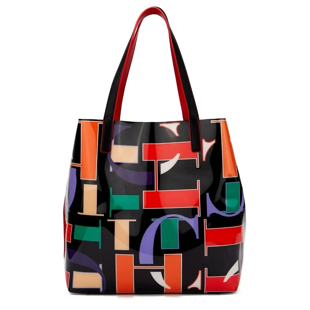 

Fashion Hundred Large Capacity Handbag Ladies Flower Elegant Shopping Ladies Bags Creative Pattern Shoulder Bag