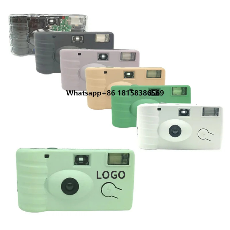 

Vintage 35mm Film Camera Custom Logo Single Use 35 mm Film Disposable with Flash