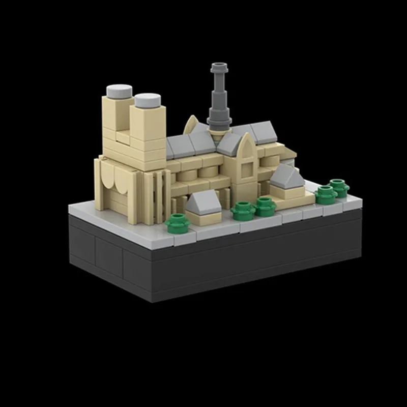 도시 거리 풍경 모델 MOC 빌딩 블록 건축물 랜드마크 장면 모듈형 기술 선물 휴일 조립 어린이 장난감