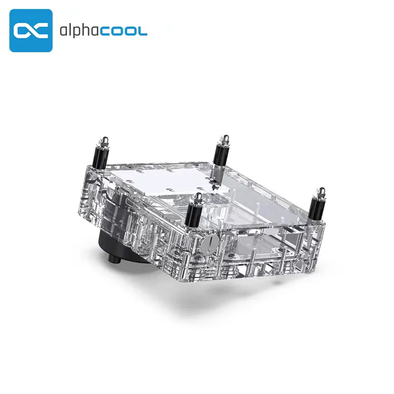 Alphacool Core 120mm Reservoir Support VPP D5 Pump With aRGB Lighting Small Water Tank,Acrylic Glass For Custom Water Loops