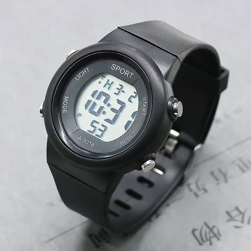 Cat-Ear Kids Watch with Bracelet Waterproof Digital Watch LED Sports Electronic Wristwatch for Girls Boys Students Children Gift