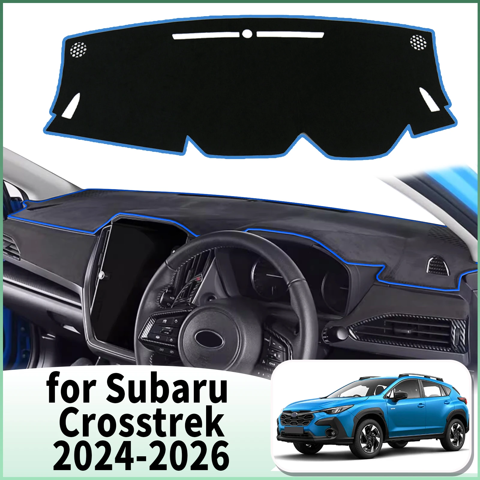 

fit for Subaru Crosstrek 2024 2025 2026 Dashmat Dashboard Cover Pad Car Accessories DashMat Sunshade Protective Carpe