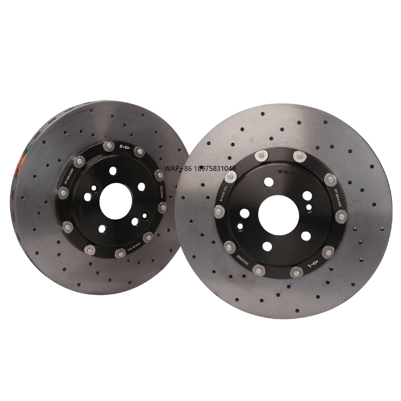 

Лидер продаж, модифицированный углеродно-керамический тормозной ротор 405 420, 440 мм, передние и задние тормозные диски, большой тормозной комплект для
